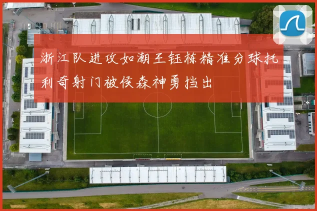 浙江队进攻如潮王钰栋精准分球托利奇射门被侯森神勇挡出